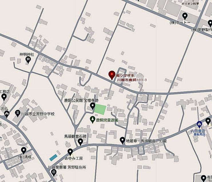 株式会社シマザキ アクセス地図
